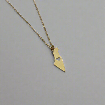 ISRAEL Gold Necklace