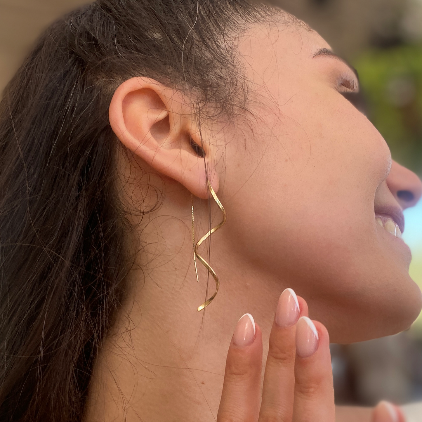 14K Gold RONI earrings