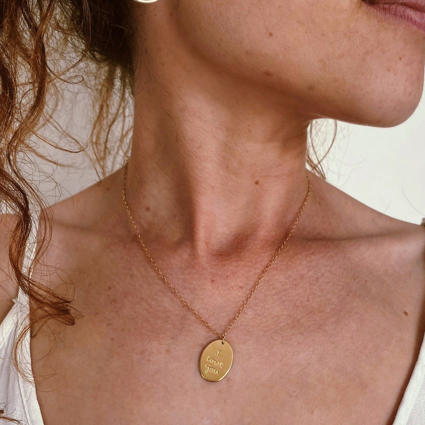 Fingerprint Gold Necklace