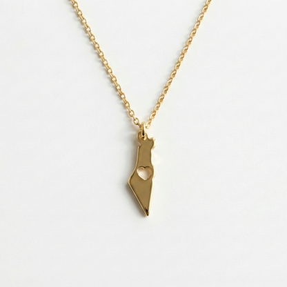 ISRAEL Gold Necklace