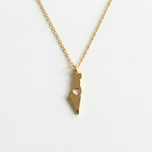 ISRAEL Gold Necklace