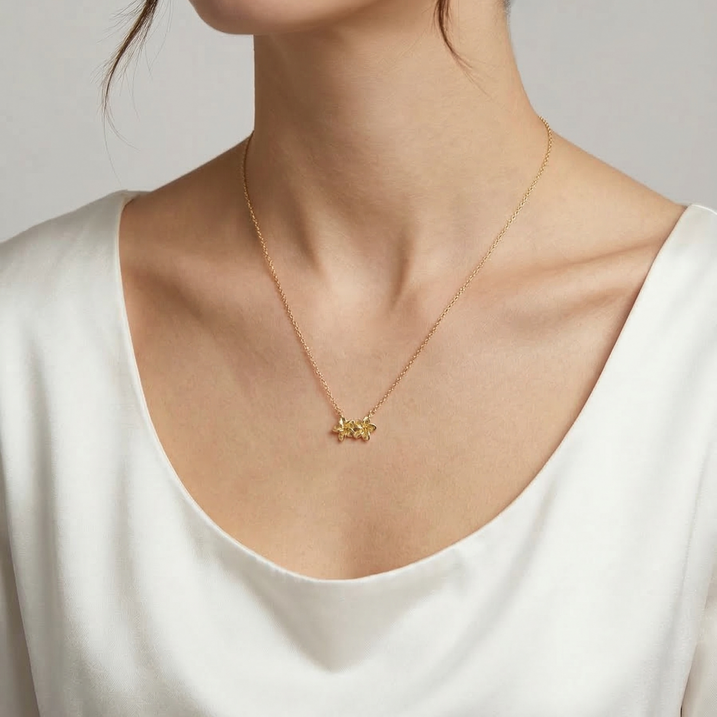 DAHLIA Gold Necklace
