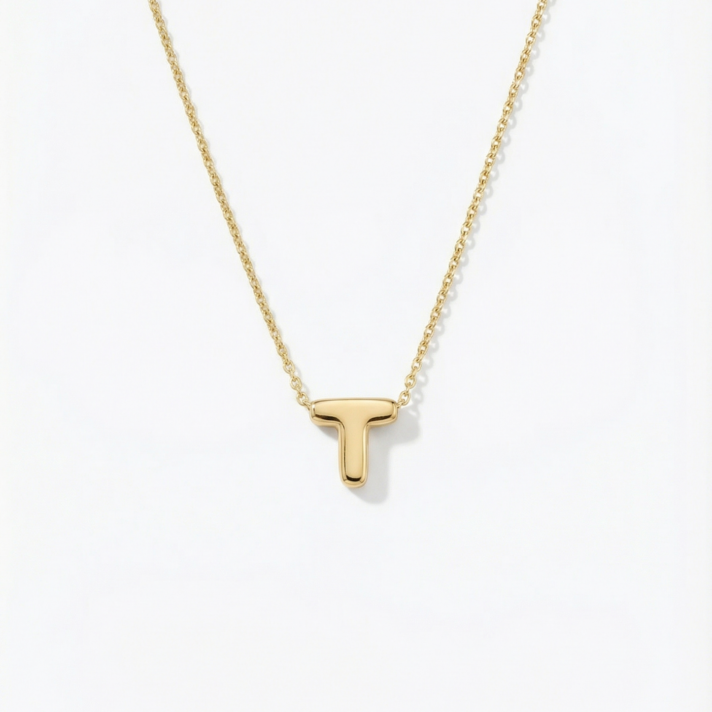 14K Gold LETTERS Necklace