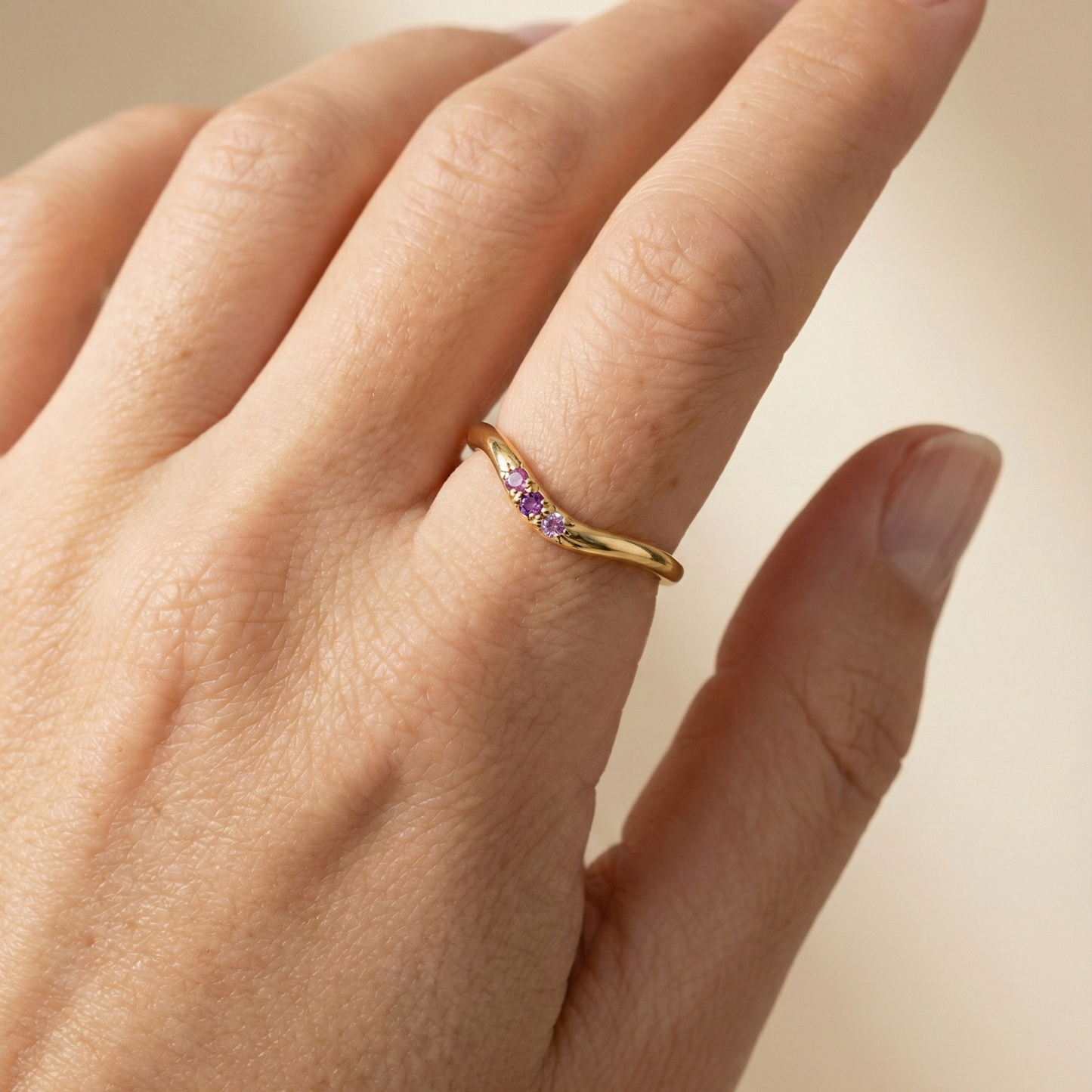 14K Gold LIV Ring