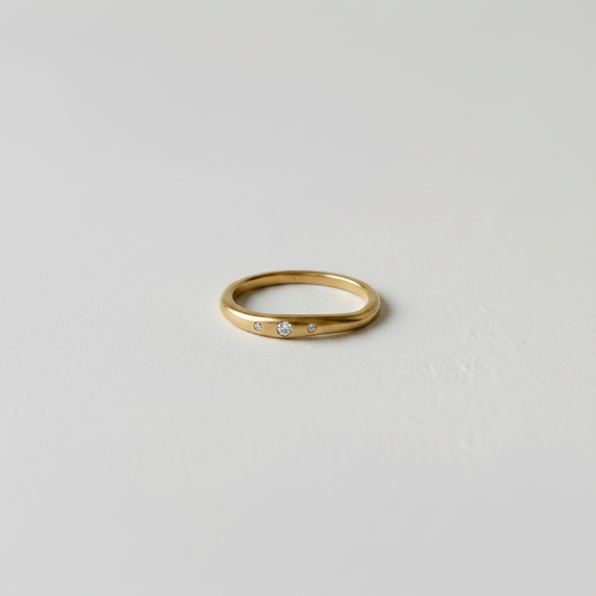 14K Gold FLARE Ring