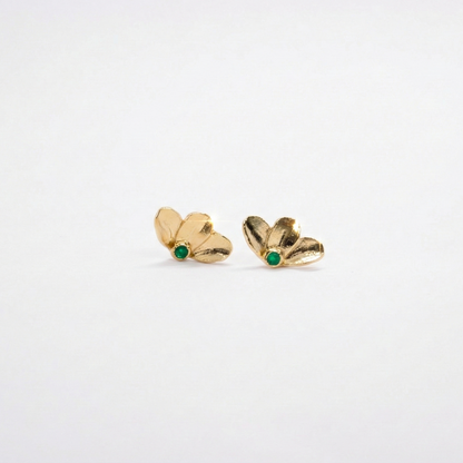 14K Gold NETA stone Earrings