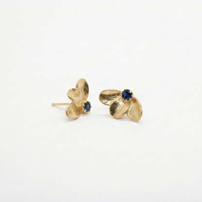 14K Gold NETA stone Earrings