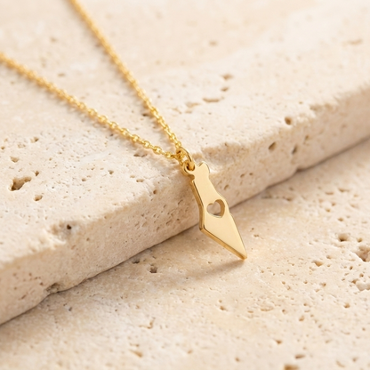 14K Gold ISRAEL Necklace