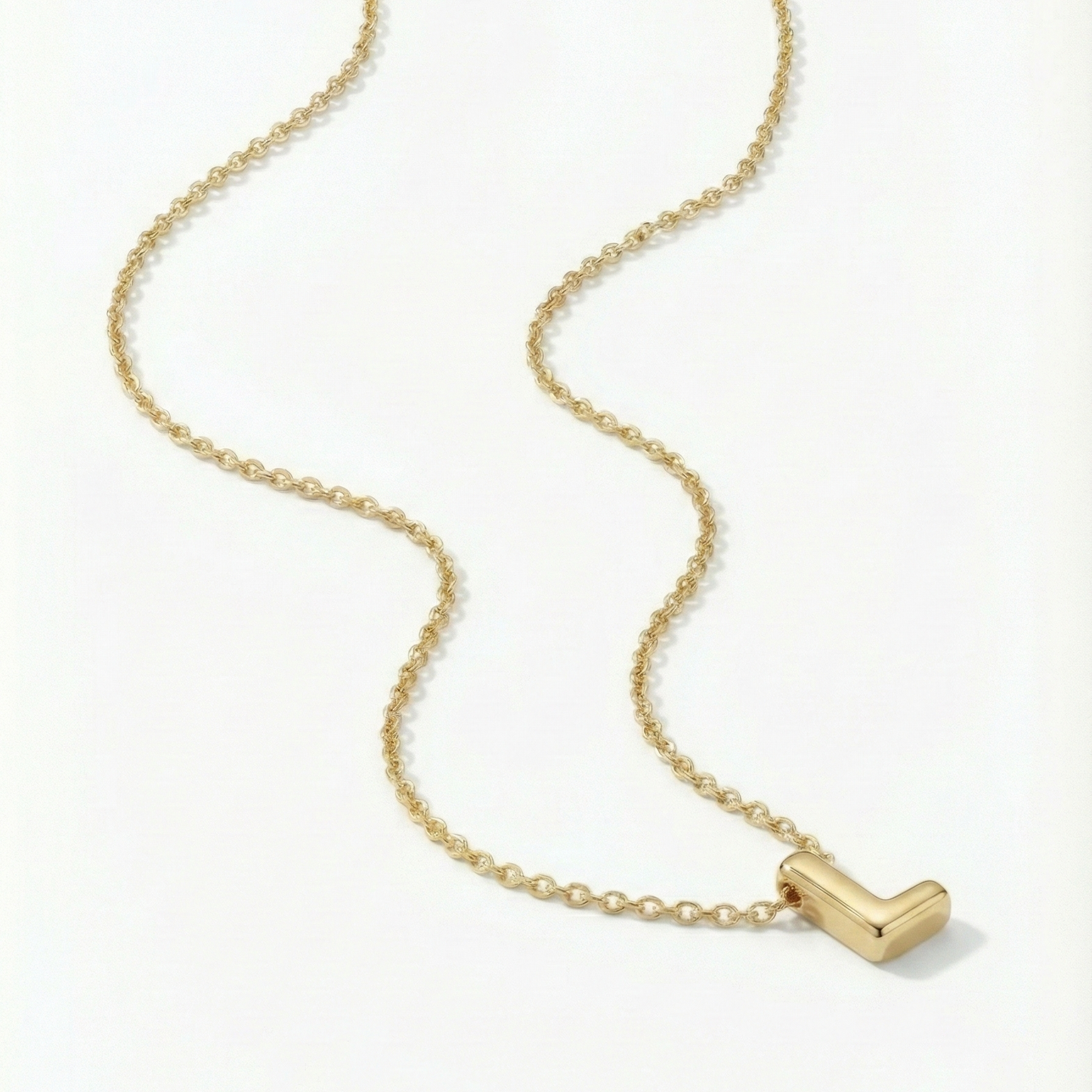 14K Gold LETTERS Necklace