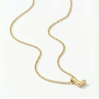 14K Gold LETTERS Necklace
