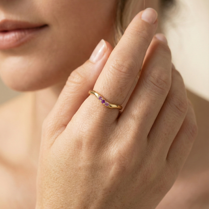 14K Gold LIV Ring
