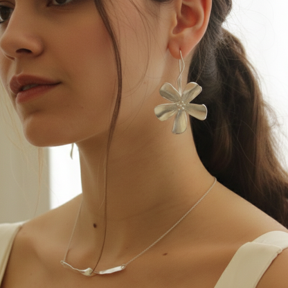 DAISY Silver Earrings