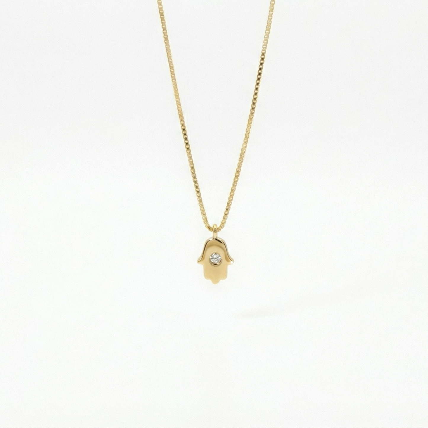 14K Gold HAMSA Necklace