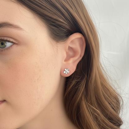 Mini JASMINE Silver Earrings
