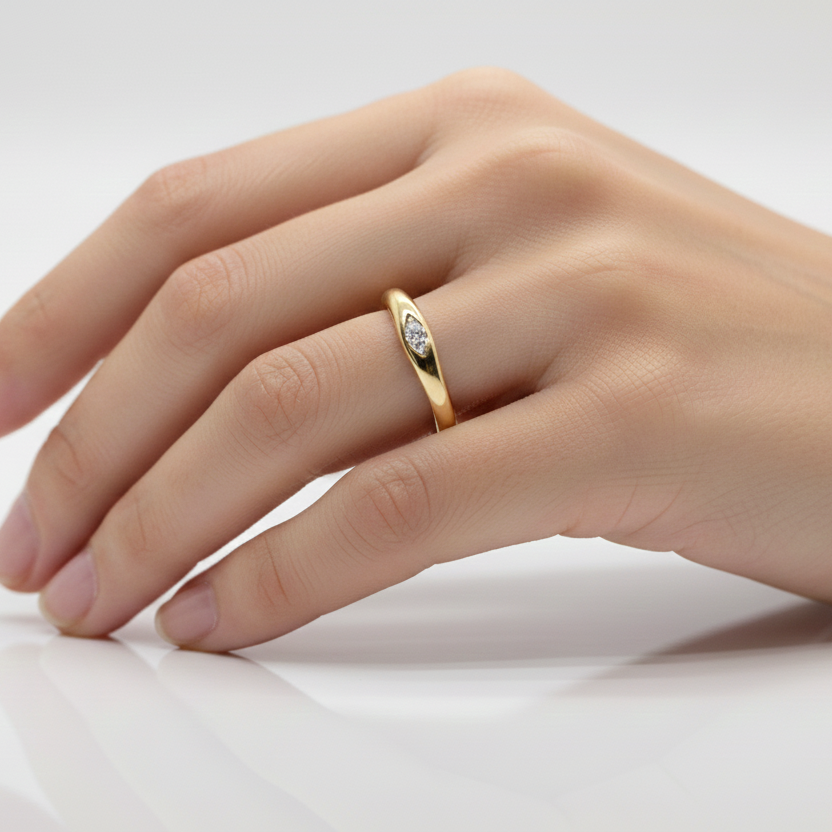 14K Gold MARQUISE Ring