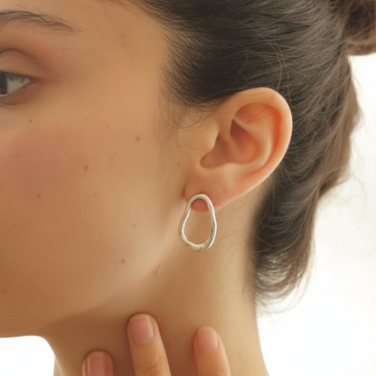 DAPHNE Silver Earrings