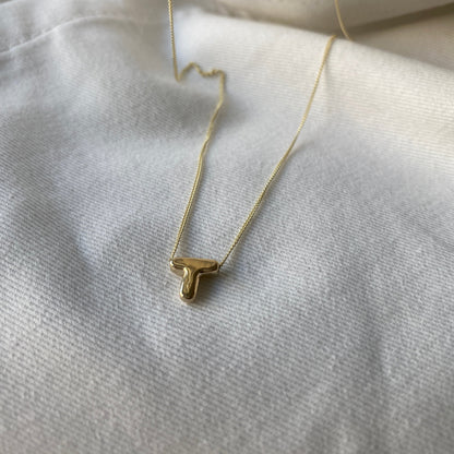 14K Gold LETTERS Necklace