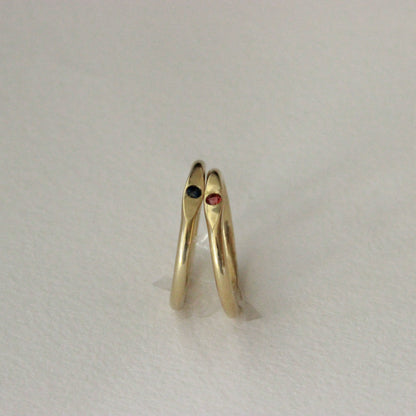 14K Gold MIA Ring