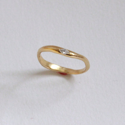 14K Gold MARQUISE Ring