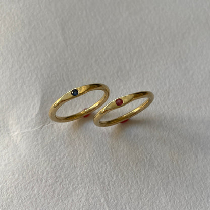 14K Gold MIA Ring