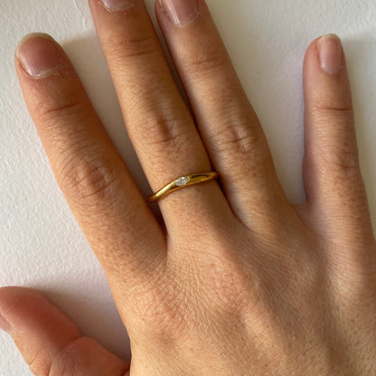 14K Gold MARQUISE Ring