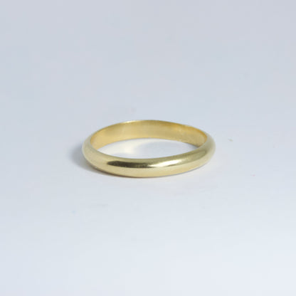 14K Gold Half Circle Ring