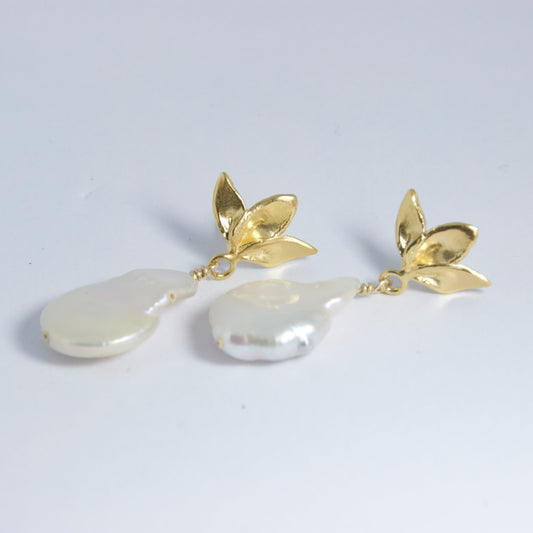 IRIS Gold Earrings